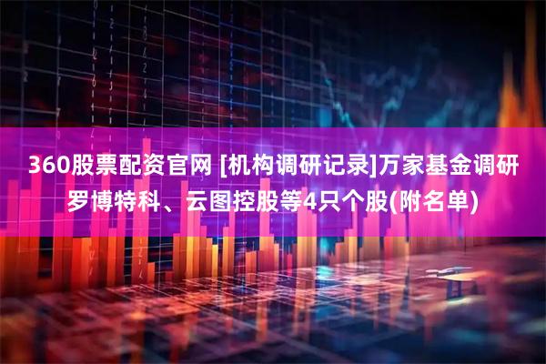 360股票配资官网 [机构调研记录]万家基金调研罗博特科、云图控股等4只个股(附名单)