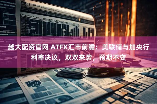 越大配资官网 ATFX汇市前瞻：美联储与加央行利率决议，双双来袭，预期不变