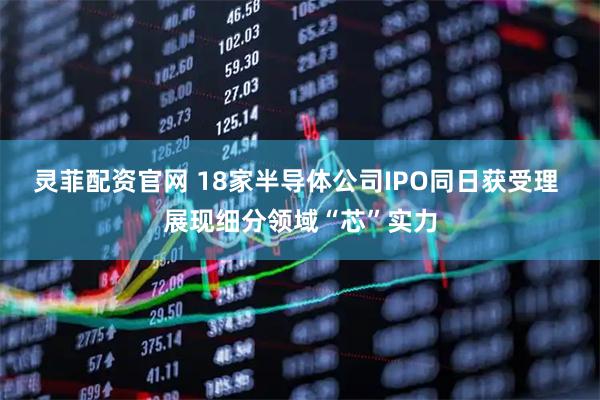 灵菲配资官网 18家半导体公司IPO同日获受理 展现细分领域“芯”实力